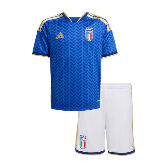 Maillot Enfant Italie Domicile — Bleu