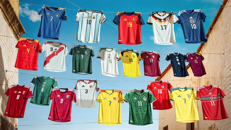 Des maillots dignes des plus grands terrains