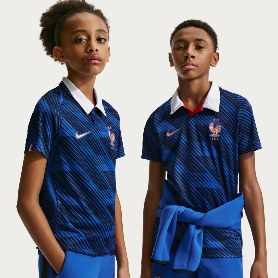 Kids' France Home Jersey — Blue