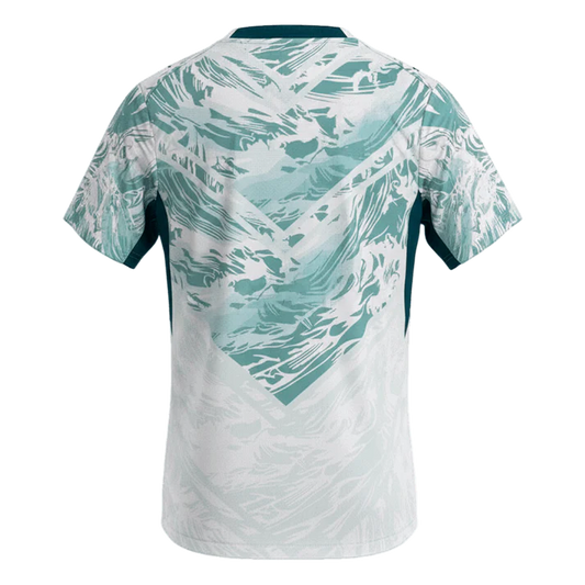 Portugal Away Jersey — White-Mint Green