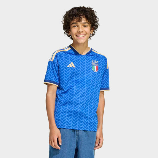 Kids' Italy Home Jersey — Blue