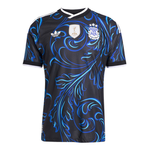 Maillot Argentine Extérieur — Bleu Foncé-Noir
