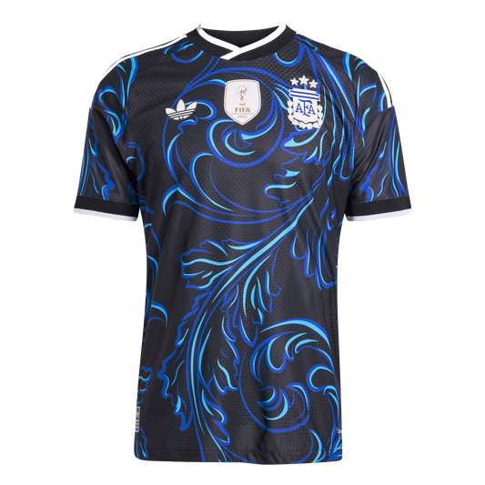 Argentina Away Jersey — Dark Blue-Black