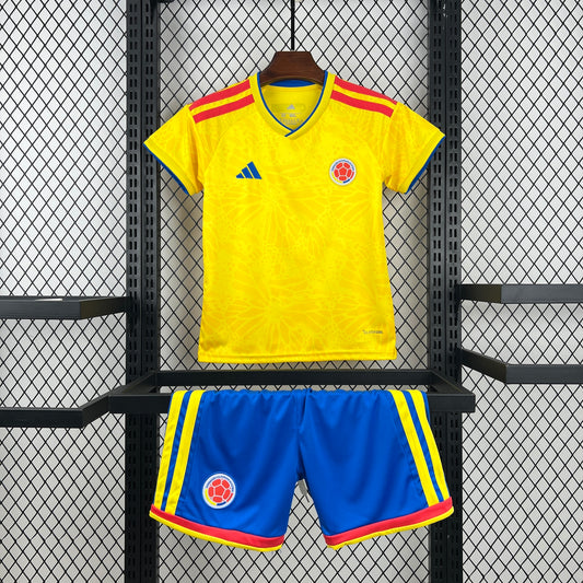 Kids' Colombia Home Jersey — Yellow