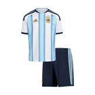 Kids' Argentina Home Jersey — White-Light Blue