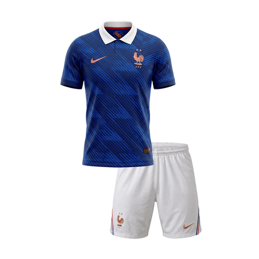 Kids' France Home Jersey — Blue