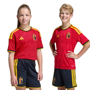 Maillot Enfant Belgique Domicile — Rouge