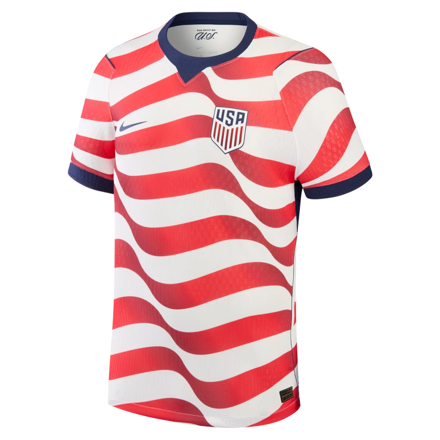 USA Home Jersey — White-Red