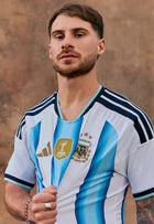 Maillot Argentine Domicile — Blanc-Bleu Clair